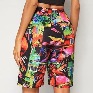 Shein Graphic Print Bermuda Shorts
